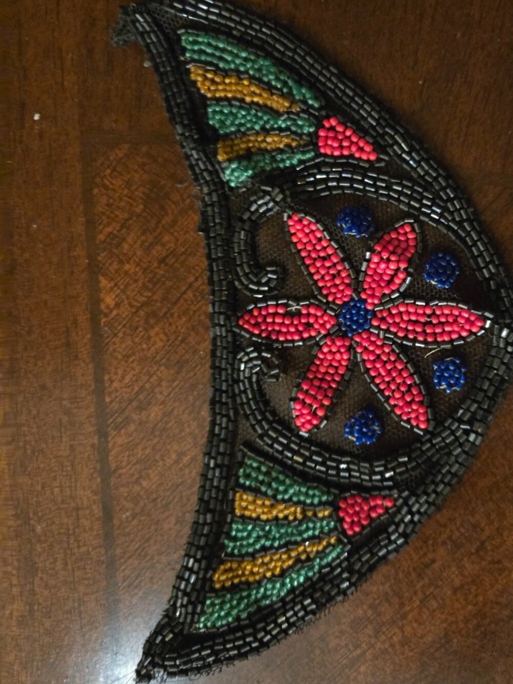 1920-30s Beadwork Applique